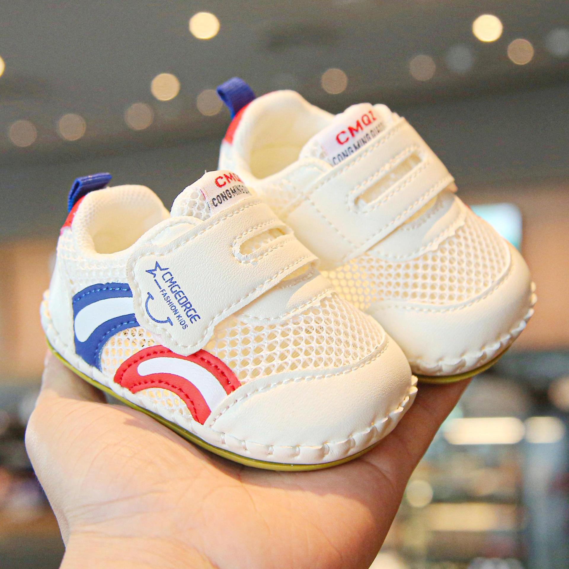 Baby Summer Single Mesh Sandals 0-2 Years Old Infant Soft Bottom Breathable Single Mesh Non-slip Sandals for Boys and Girls