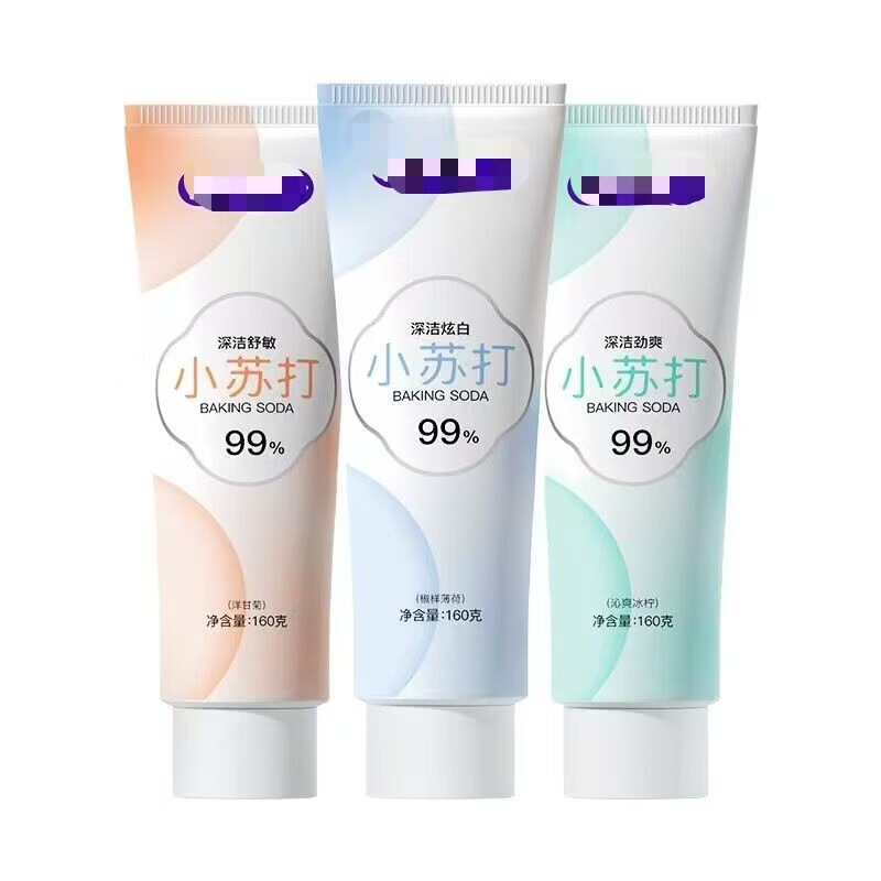 Shu-Ker Baking Soda Toothpaste 160g Whitening Fresh Breath Oral Cleaning Family Value Pack