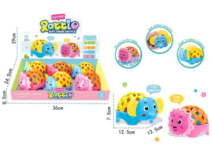 Newborn Baby Hand Rattle Toy 0-1 Year Old Baby Educational Early Education Grasping Chewable Teether UL 143755