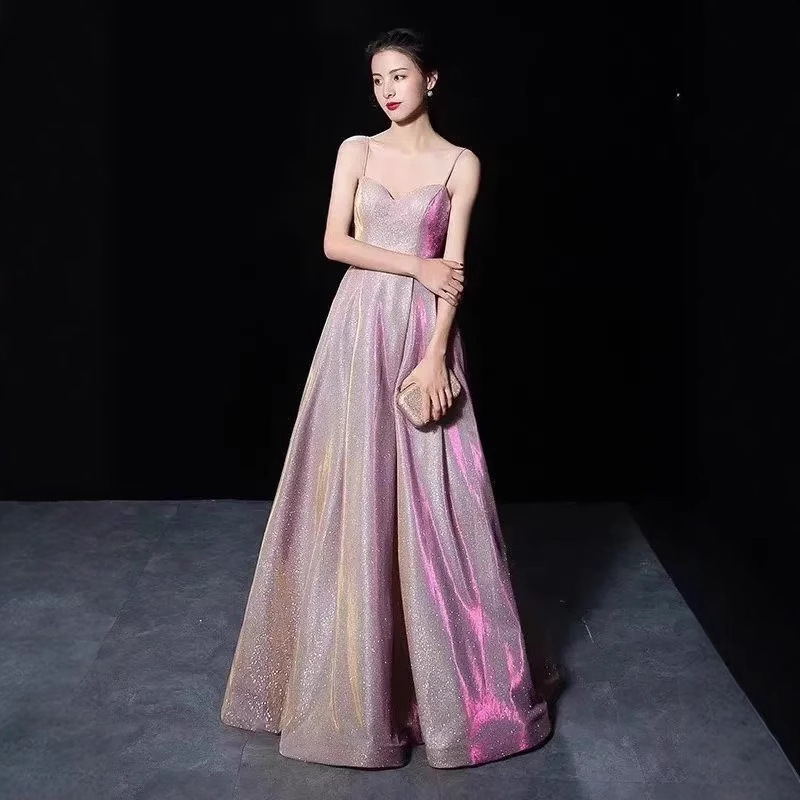 Foreign Trade Women's Dress for Summer Birthday Party Small Dress for Banquet Annual Party Skinny Star Evening Dress for dress