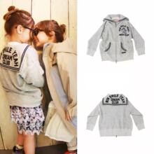 【提前现货】25秋冬高定潮牌DD海军领图案拉链纯棉儿童外套