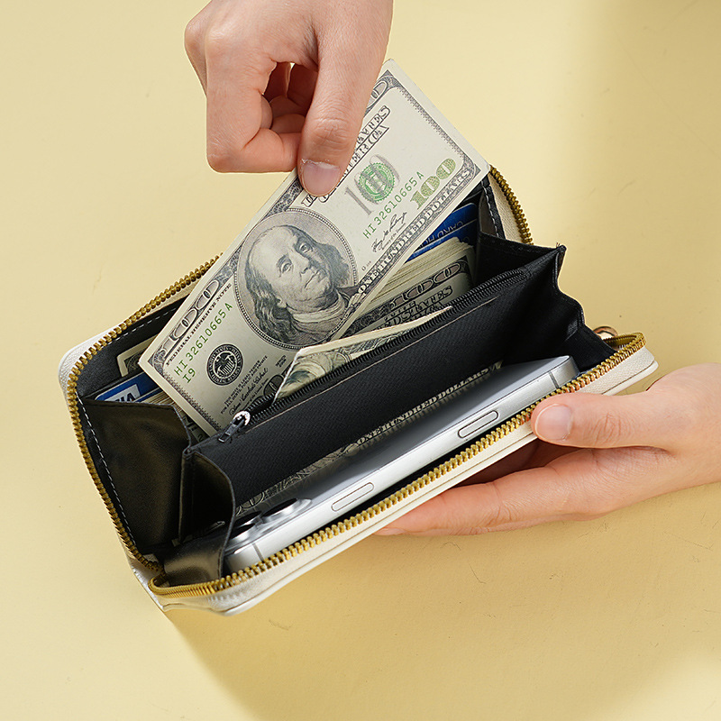 Cartera transfronteriza para mujer de dibujos animados largos lindo wallet billetera de gran capacidad billetera para mujer billetera transfronteriza