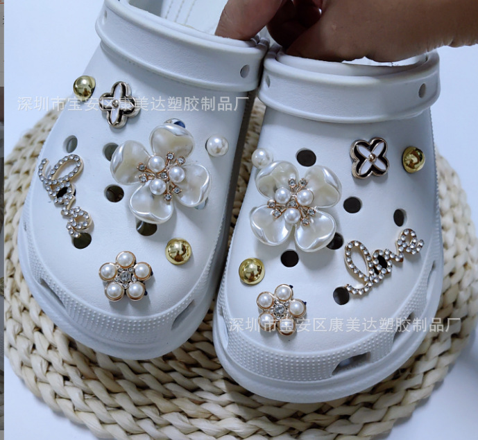 K06-four-leaf 꽃 사랑 편지 카드 (신발 제외)