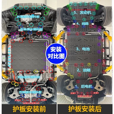 Underbody protection plate/engine baffle with Extended Range of 210/200Km, Special