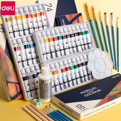 デリアクリル絵具 防水・日焼け防止・色落ちしない 子供用落書き 洗える絵画 カラフルな絵画 油絵 DIY 卸売