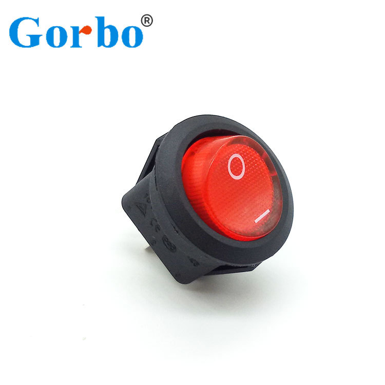 厂家直销船型开关 KCD电源开关 翘板开关 小脚 二档按钮小开关