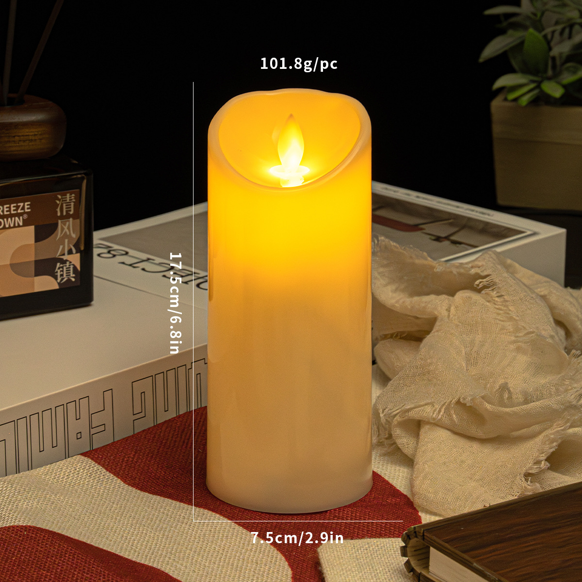 Ventas transfronterizas calientes vela electrónica simulación vela de cumpleaños romántica lámpara de vela escenario de boda guión matar lámpara de noche