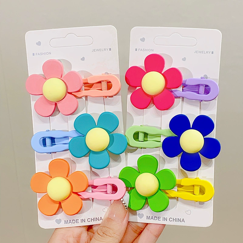 Заколка для волос с цветами (hairgrip), светодиодная солнечная подсветка, 6 цветов, с демонстрационной карточкой, легкая