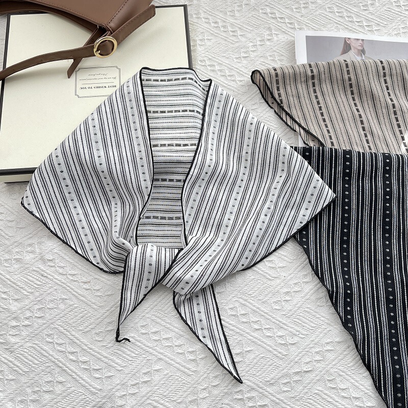 Japanese Cotton Artistic Retro Versatile Triangle Seaside Desert Such Turban Decorative Shawl Ins Belt