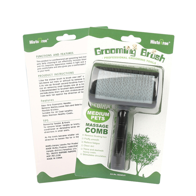 Pet peine gato perro peine mascota peine de la aguja especial del gato peine del pelo flotante peine del pelo Peine del animal doméstico cepillo de pelo