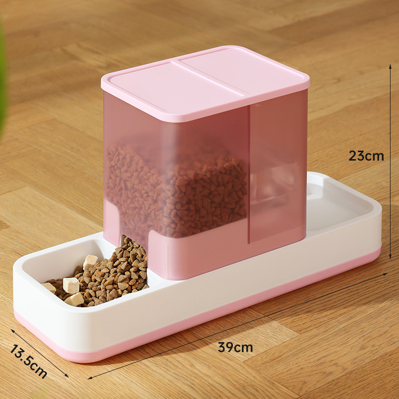 Alimentador automático gato agua potable integrada alimentación gato auto-servicio alimentación máquina perro beber dispositivo mascotas suministros al por mayor