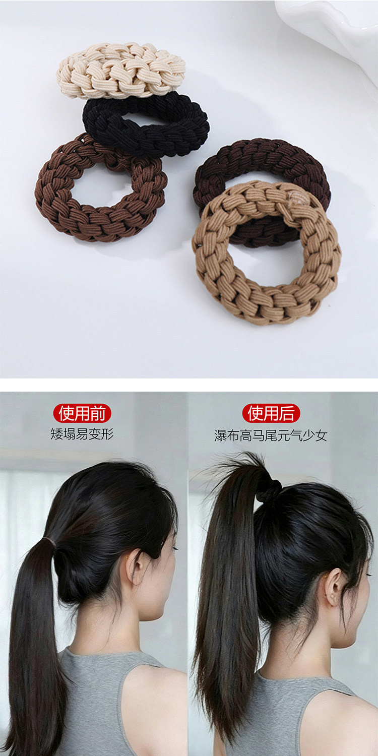 High Ponytail Hair Tie for Women, Non-Slip, High Elasticity, Durable, Does Not Damage Hair, Rubber Band Hair Accessory