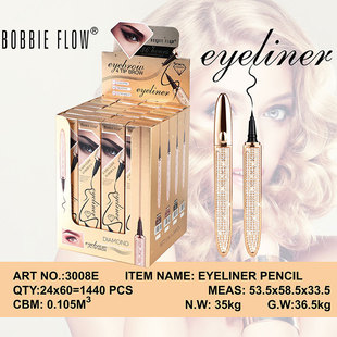 Yiwu Foreign Trade Starry Sky Liquid Eyeliner Makeup Wholesale Oem Processing Customized Cross-Border Eyeliner Source Factory