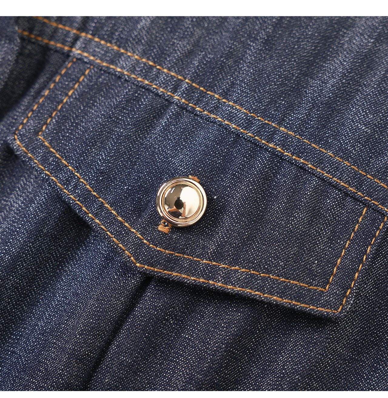 Váy denim nữ cổ ve sành điệu dáng suông midi — xanh đậm chi tiết 21