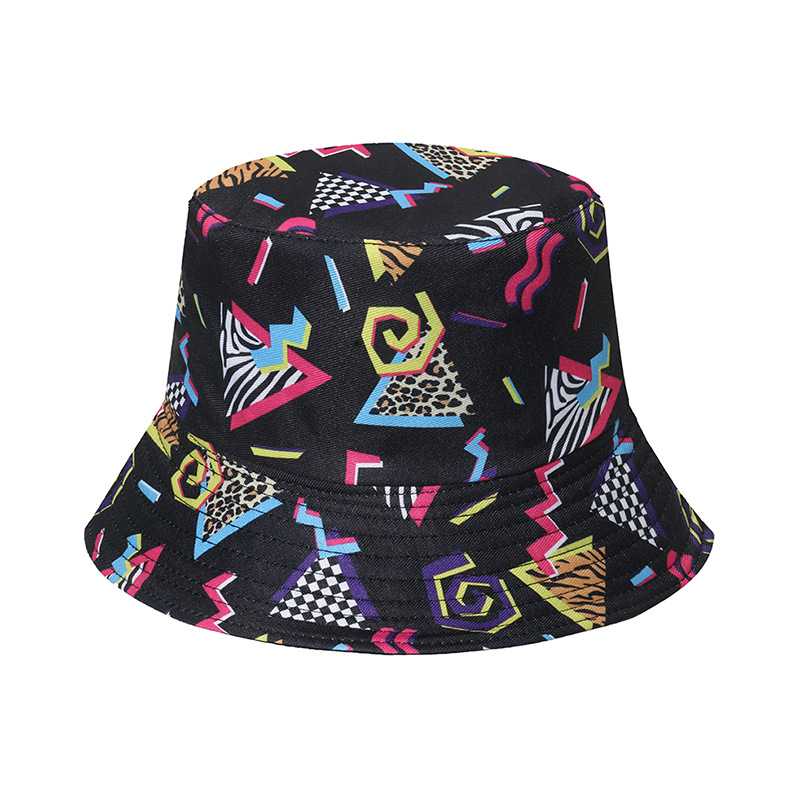 Women's Preppy Style Geometric Flat Eaves Bucket Hat display picture 2