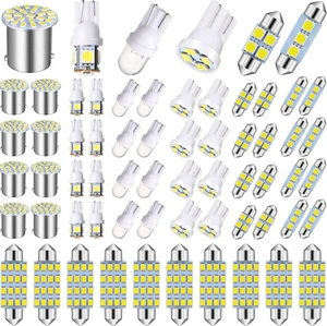 Sərhəddənkənar Avtomobil LED Dəsti 70 ədəd T10 İşıq, Qoşa Uclu Oxu İşığı, Nömrə İşığı, Daxili İşıq
