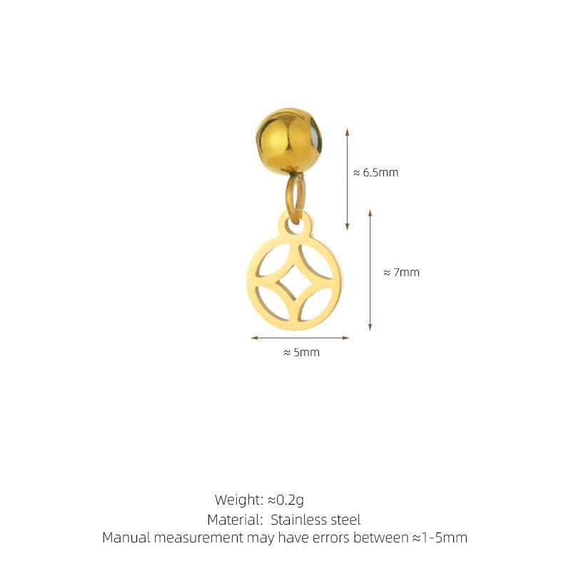 Подвеска из нержавеющей стали для ключей, ожерелье ручной работы, цепь, аксессуары, с маленькими медведями