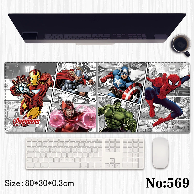 Big heroes, mouse, long keyboard