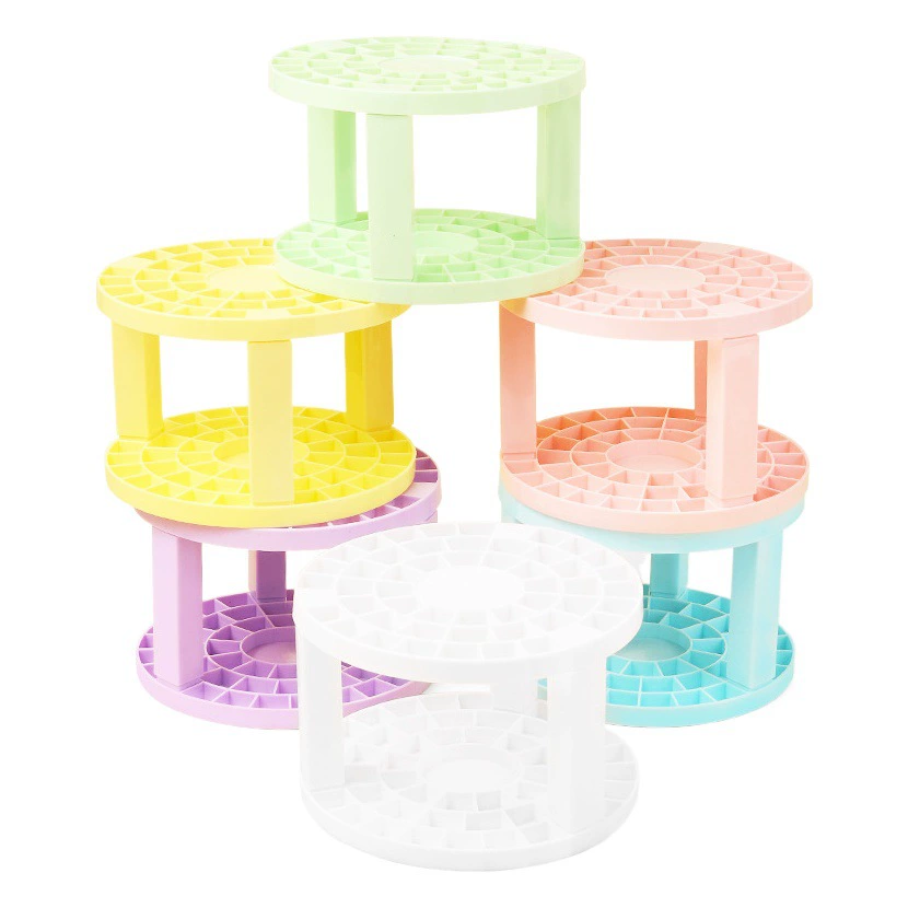 Держатель ручки для рисования отверстия Пластиковый дисплей Многофункциональный держатель для художественной ручки для хранения Кисть Держатель для косметической кисти Держатель ручки