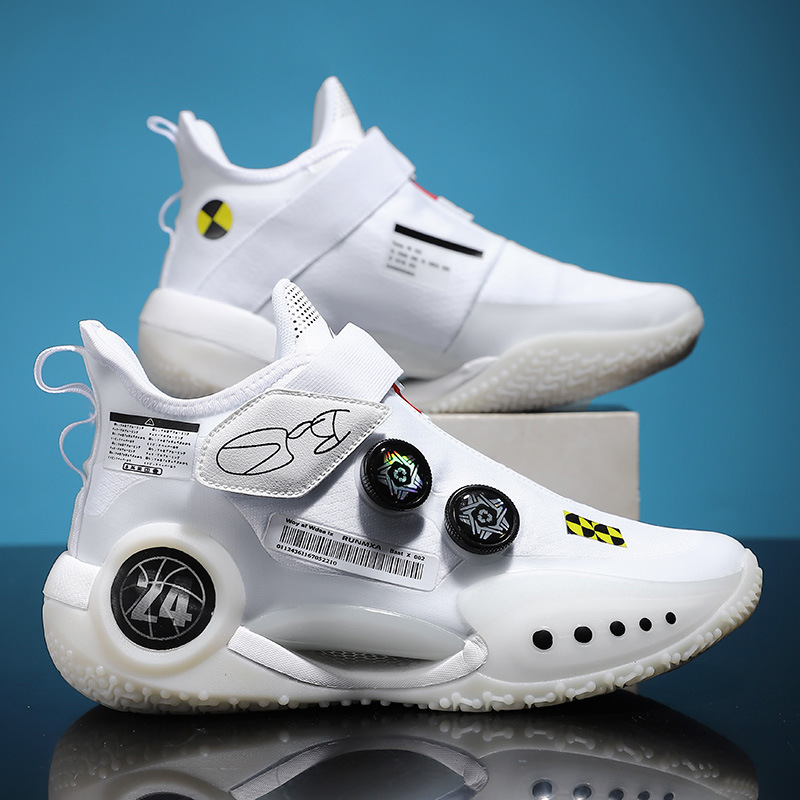 Chaussures de basket-ball Wade's Way pour hommes et femmes 2023 nouveau ballon de sport pour enfants gris résistant à l'usure avec plaque de carbone de combat professionnel_voghion.com