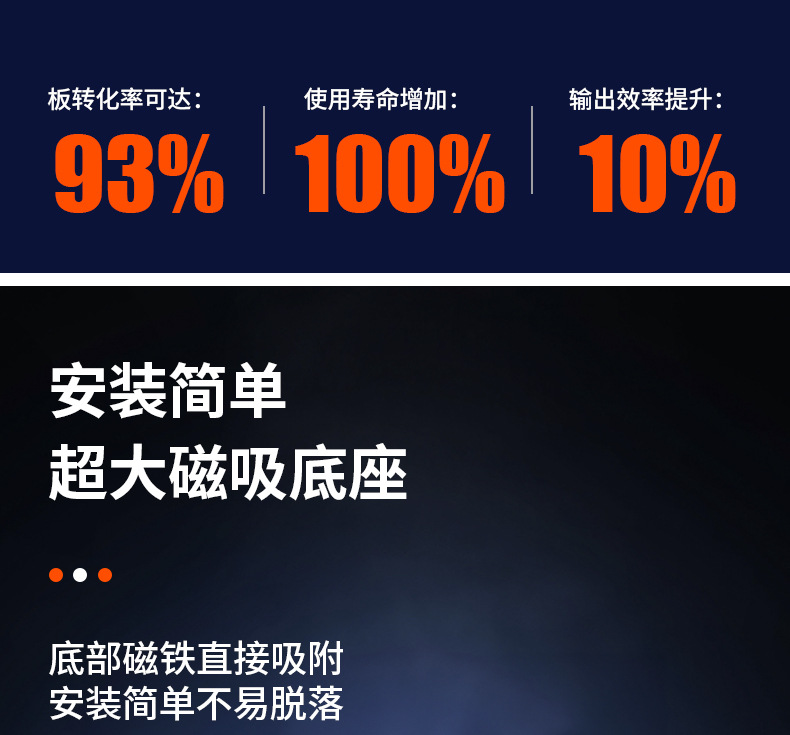 Solar Warning Light, Car Warning Light, Night Safety Warning Flash Light, Magnet Suction Roof Light