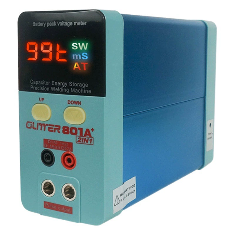 GLITTER 801A литиевая батарея точечная Сварка/Обнаружение постоянного напряжения двухфункциональная Интегрированная машина небольшой портативный накопитель энергии