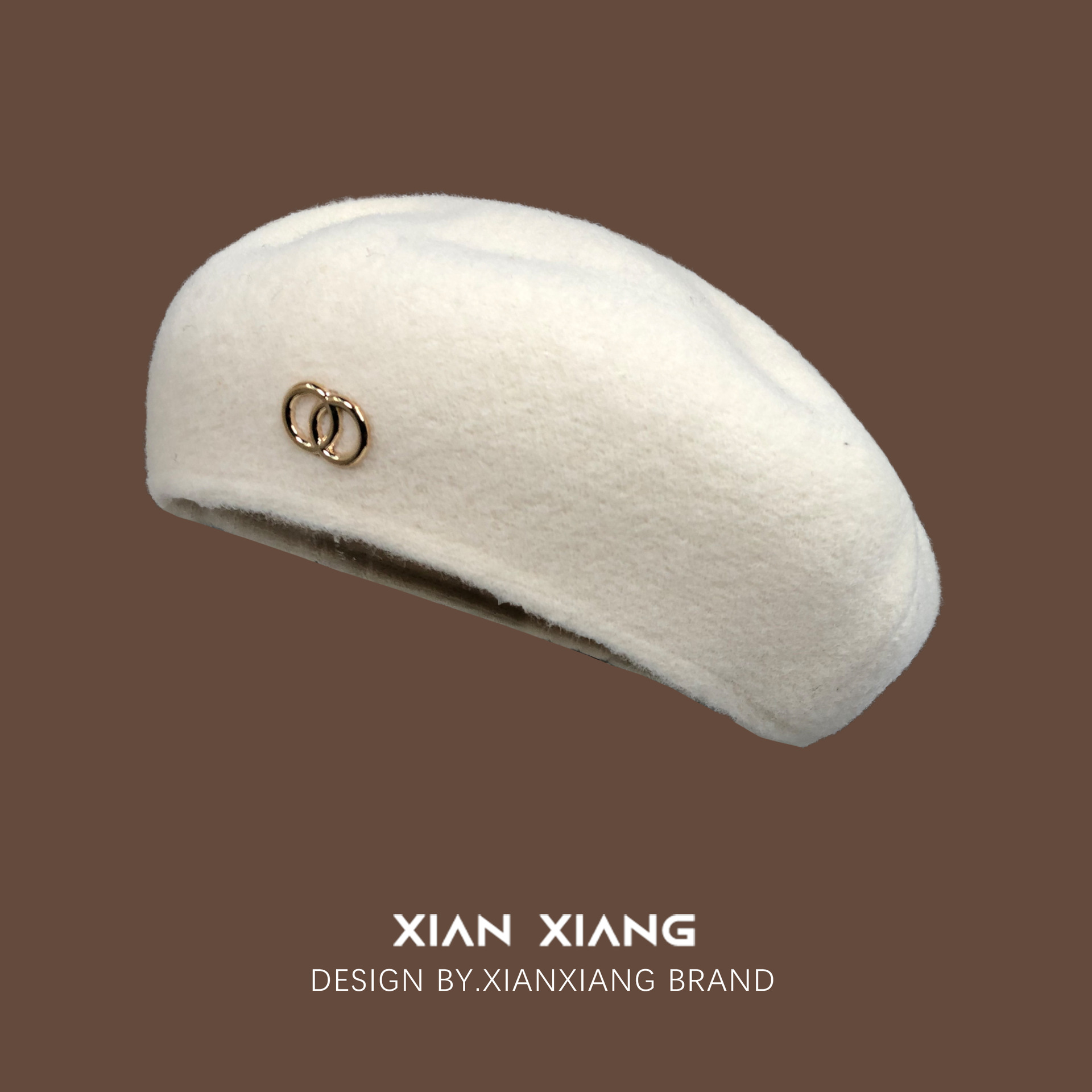 Ull Strikket Beret Kvinners Høst og Vinter Britisk Allsidig Artist Hatt Koreansk Versjon Mote Bud Gresskar Hat Trend_voghion.com