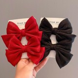 Наряд маленькой принцессы с бантиком, заколка для волос, аксессуар для волос для принцессы, 2023, популярно в интернете