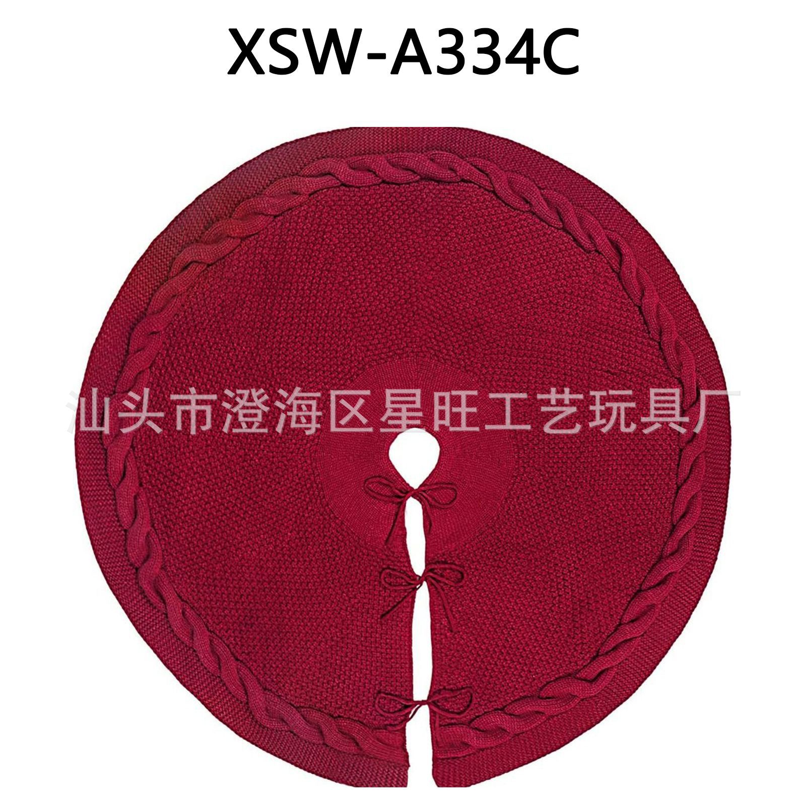 Navidad personalizada falda de árbol de Navidad de punto falda de Navidad creativa decoración navideña una variedad de estilos y colores se pueden personalizar