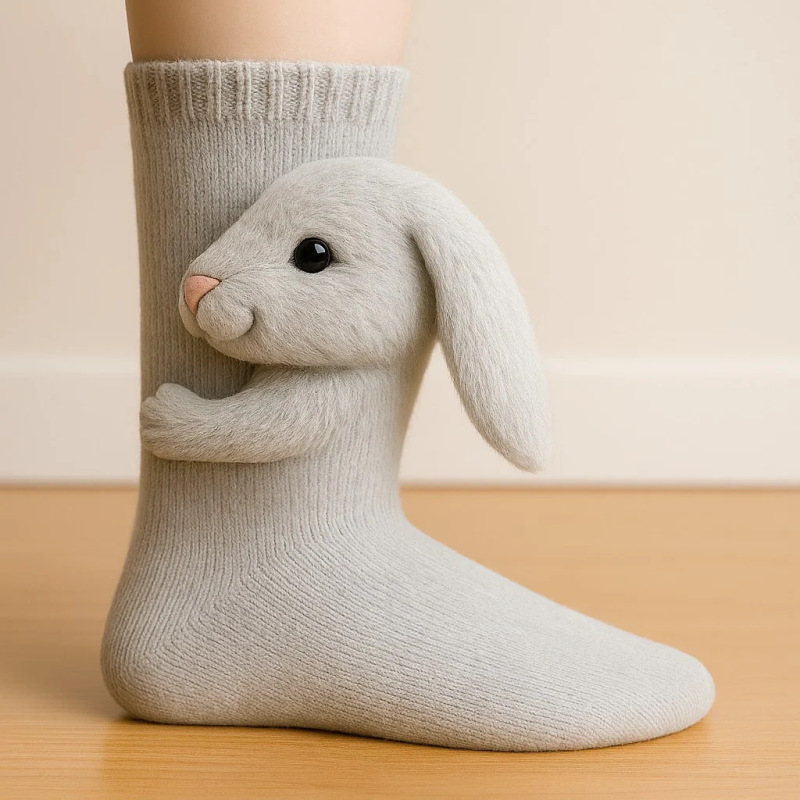 跨境新款Animal Socks动物袜子舒适可爱充满魅力|undefined