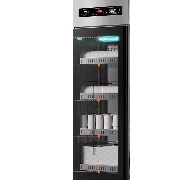Kangbao Disinfection Cabinet Xdz300-Cr4A1 Commercial Vertical Household Large Capacity Hotel Tableware Melamine Tableware Cupboard