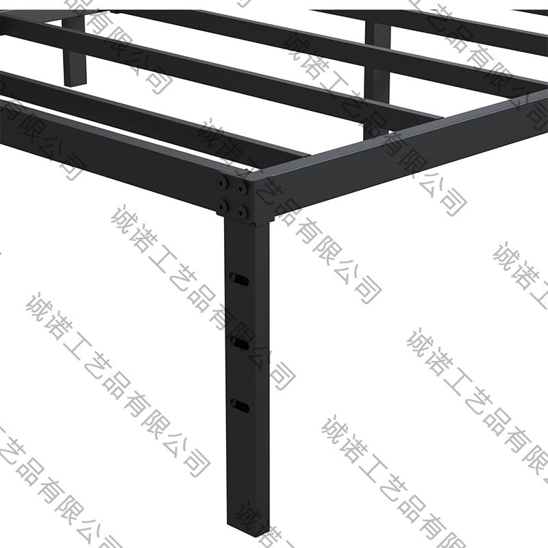 Scandinavian 14inch Full Size Bed Frame Heavy Duty Metal Platform Bed Frame