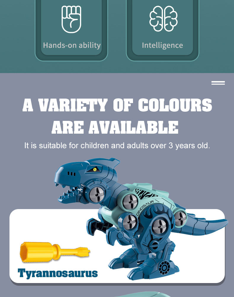 Tiersimulationsmodell Kleinkind (3-6 Jahre) Dinosaurier Kunststoff Spielzeug display picture 5