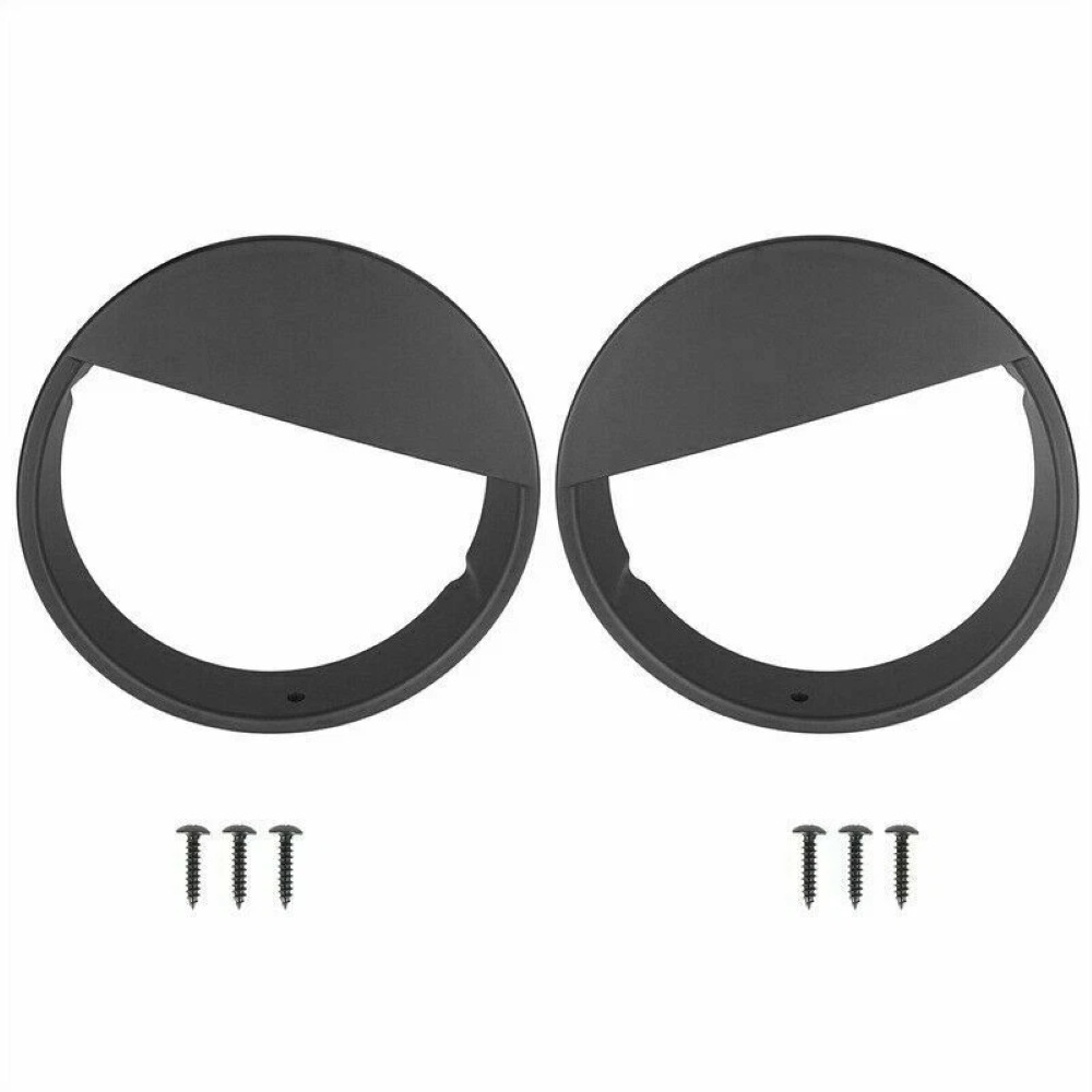 Suitable for 1997-2006 Jeep Wrangler Tj Bird-Eye Light Eyebrow Matte Black Modification Factory Wholesale