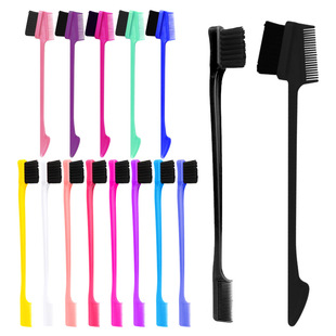 Eyebrow Brush Beauty Tools Edge Control Hair Brush Eyebrow Hair Eyelashes Hair Line Hair Brush Clean Double Head