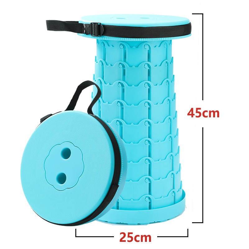 Taburete arco iris retráctil pequeño banco doméstico taburete de pesca ajustable portátil al aire libre asiento de cola de mano Maza