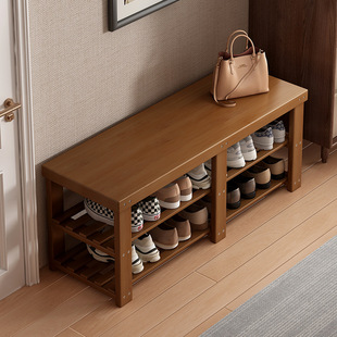 Shoe Stool Multi-Layer Shoe Rack Integrated Dual-Use Seatable Entrance Shoe Stool Household Entrance Shoe Stool Sofa Stool