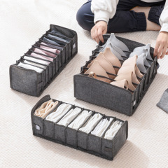 Collapsible Underwear Storage Box Set of 3 Bra Panty Socks Organizer Drawer Style Divided Storage