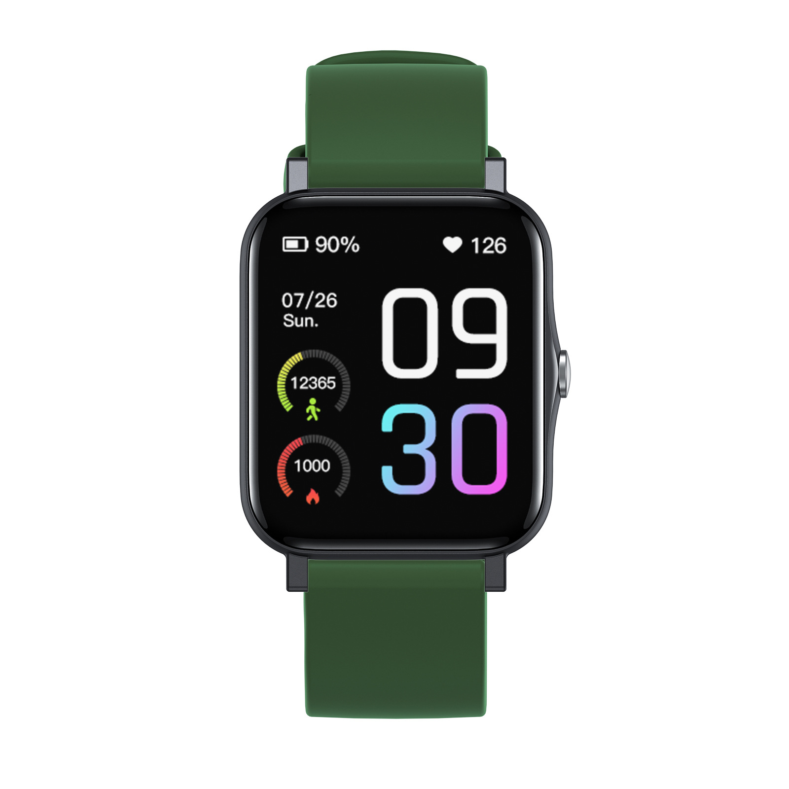 工厂批发智能手表礼品企业宣传支持镭雕丝印logo运动智能手表