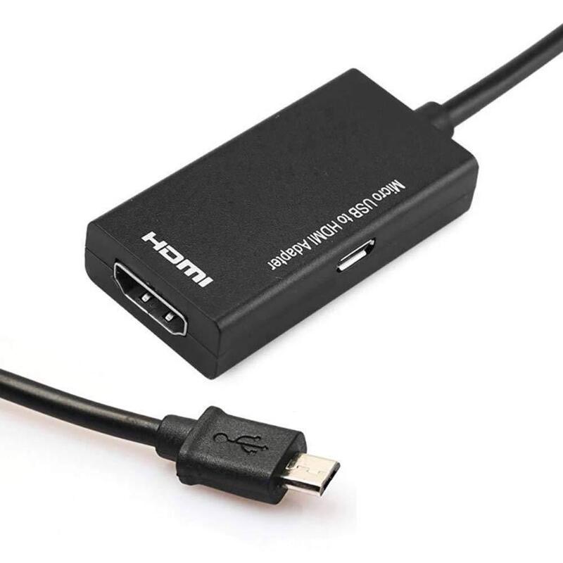 microusb 5pin to hdmi hd conversion line Android phone S2mhl to hdmi phone adapter