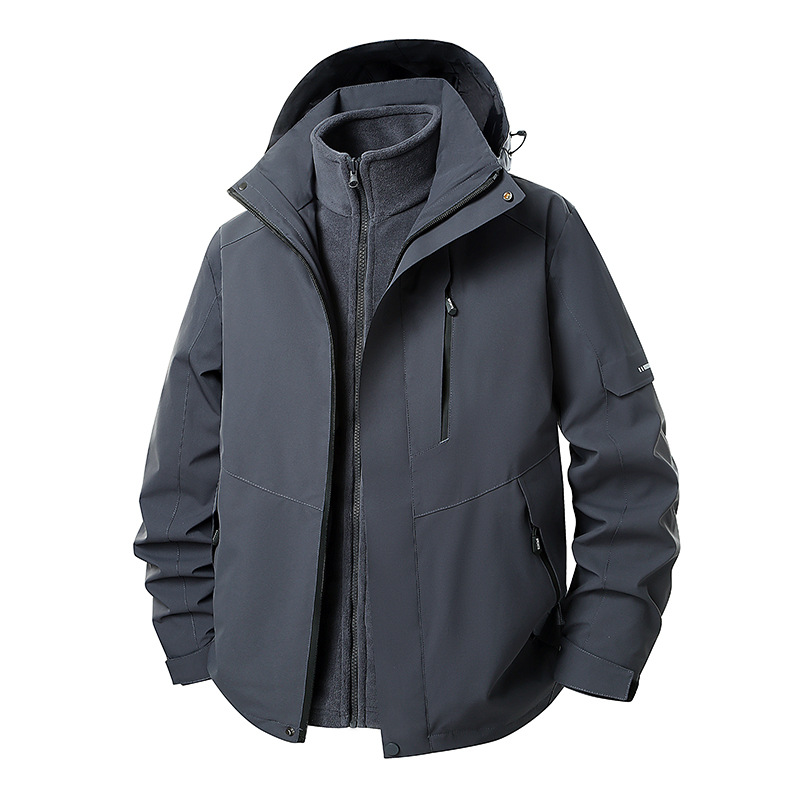 Nuevo abrigo impermeable a prueba de viento transfronterizo chaqueta interior con capuz para hombres herramientas de ropa de asalto al aire libre para mujeres