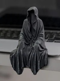 Animation Wholesale Game Peripherals Mysterious Man in Black Sitting pose of the Ringwraith King Dark series bagged figure model