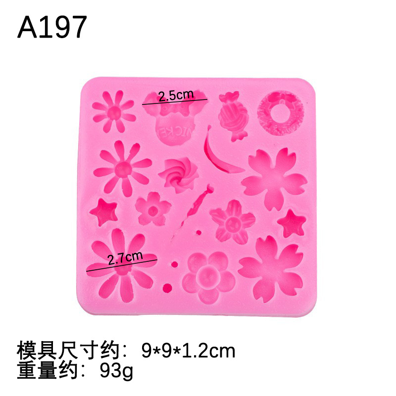 Onda creativa textura suculenta maceta molde de silicona múltiples mini flor hojas decorativas DIY para hornear