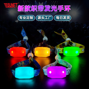 Saijie Luminous Wristband Remote Control Customized Celebrity Comic Con Merchandise Concert Support Props Led