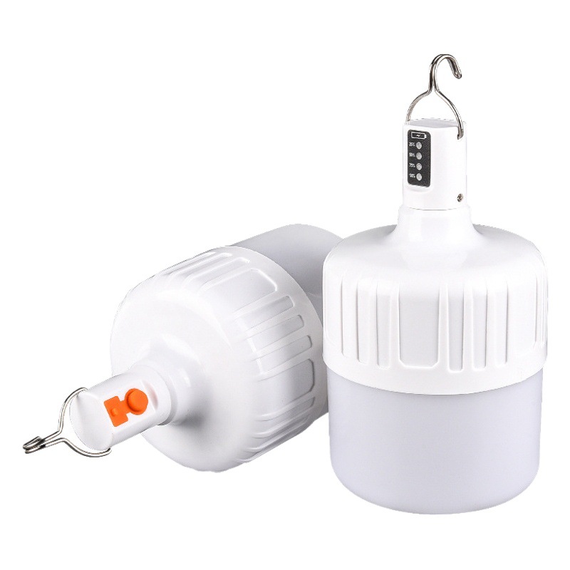 Transfronterizo nueva bombilla de carga solar al aire libre hogar bombilla led falla de energía de emergencia ahorro de luz de parada