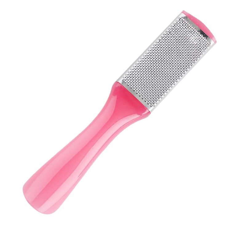 Заводская прямая пилка для ног из нержавеющей стали, двустороннее натирание ног для удаления омертвевшей кожи, мозолей, камня для ног, натирание ног