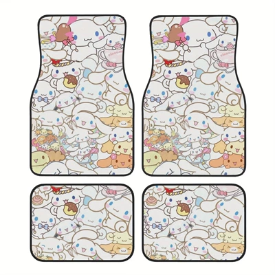 Avtomobil döşəmə paspasları — Cartoon Foot Mats - fh619-16-3344cm4468cm-two-pieces-each