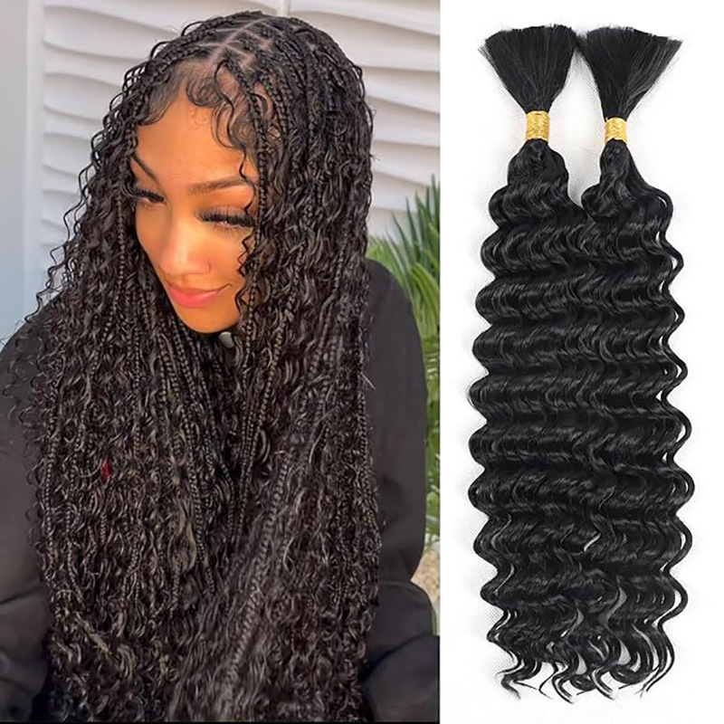 TEMU/SHEIN Hot Selling Braided Hair Deep Wave Hair Twig Bohemian Braid Wig Deep Wave Wigs TEMU/SHEIN Hot Selling Braided Hair Deep Wave Hair Twig Bohemian Braid Wig Deep Wave Wigs