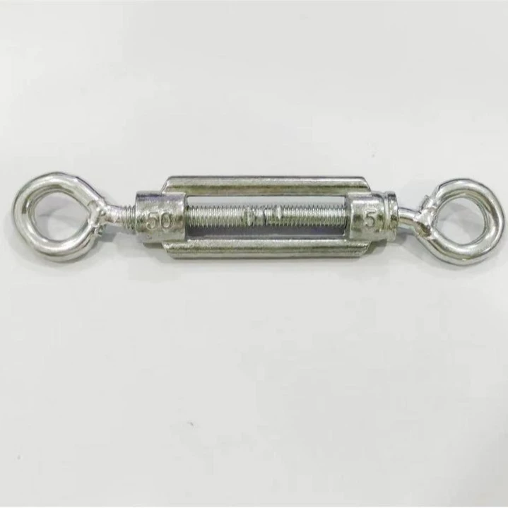 Manufacturer produces rope tightener, cable tightener, zinc alloy welded turnbuckle, open body turnbuckle bolt, eye hook, eye eye