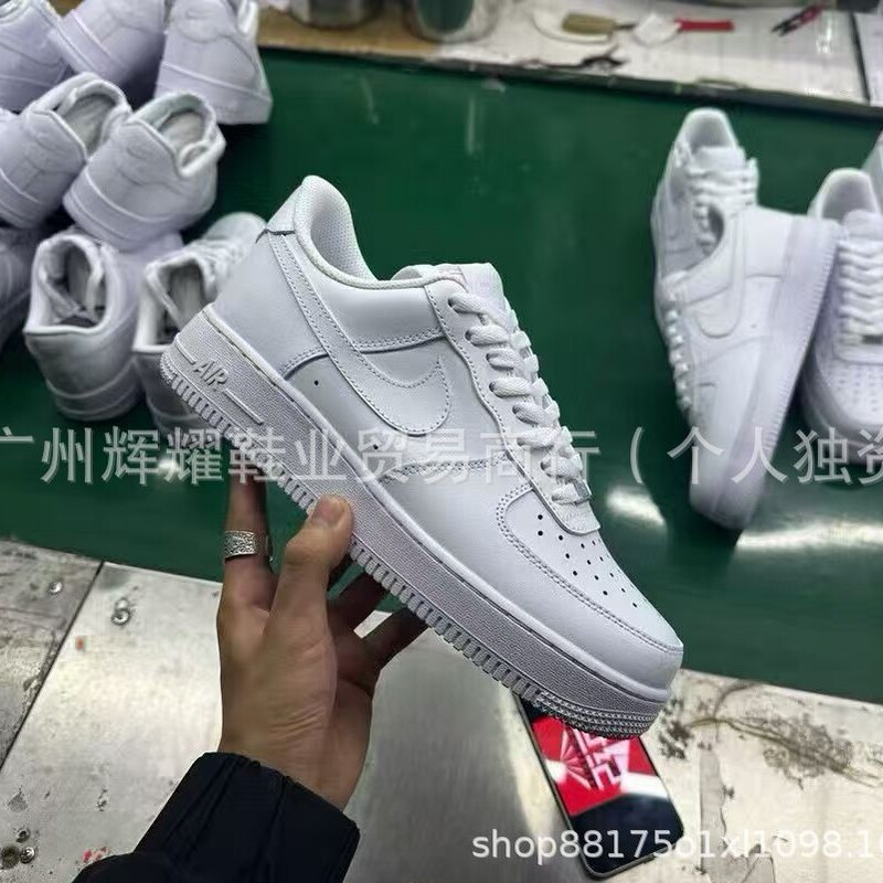 Putian Shoes Air Force One Pure White Versatile Classic Style Men's and Women's Sneakers Casual Shoes Direct Supply from Factory